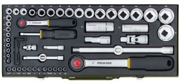Proxxon 23 040 Zestaw kluczy nasadowych 56 szt.