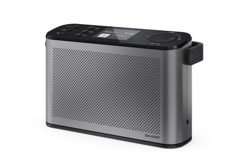 Przenośne stereofoniczne radio cyfrowe Sharp OSAKA DR-P540(GY) z portem USB, łącznością Bluetooth, radiem FM i połączeniem bezpr