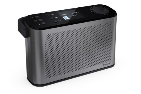 Przenośne stereofoniczne radio cyfrowe Sharp OSAKA DR-P540(GY) z portem USB, łącznością Bluetooth, radiem FM i połączeniem bezpr