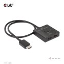 CLUB3D CSV-1384 przełącznik KVM Czarny