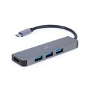 Cablexpert GEMBIRD MULTI ADAPTER USB TYPE-C 2 W 1 (HUB USB + HDMI)