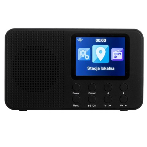 Camry CR 1918 Radio internetowe, 2,4" Czarny