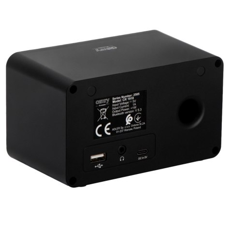 Camry CR 1918 Radio internetowe, 2,4" Czarny