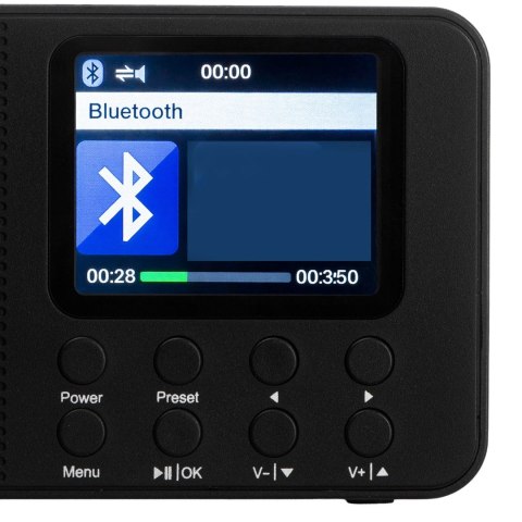 Camry CR 1918 Radio internetowe, 2,4" Czarny