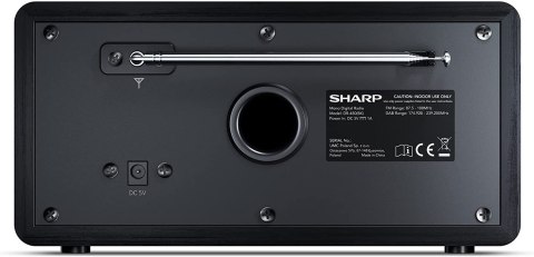 Sharp Radio cyfrowe Sharp DR-450(BK), FM/DAB/DAB+, Bluetooth 4.2, funkcja alarmu, Midnight Black | Sharp | Radio cyfrowe | DR-450(BK) 