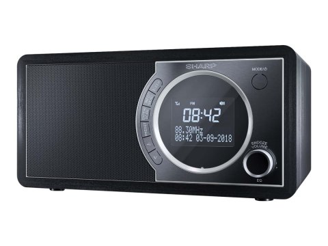 Sharp Radio cyfrowe Sharp DR-450(BK), FM/DAB/DAB+, Bluetooth 4.2, funkcja alarmu, Midnight Black | Sharp | Radio cyfrowe | DR-450(BK) 