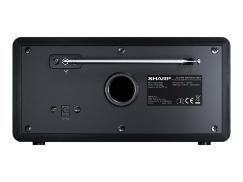 Sharp Radio cyfrowe Sharp DR-450(BK), FM/DAB/DAB+, Bluetooth 4.2, funkcja alarmu, Midnight Black | Sharp | Radio cyfrowe | DR-450(BK) 