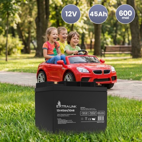 EXTRALINK AKUMULATOR BATTERY ACCUMULATOR AGM 12V 45