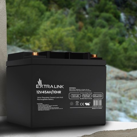 EXTRALINK AKUMULATOR BATTERY ACCUMULATOR AGM 12V 45