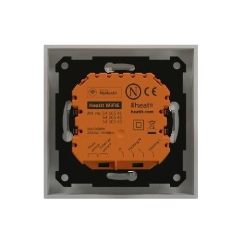 Termostat Heatit WiFi6 White RAL 9003 Wi-Fi Thermostat 3600W 16A Biały