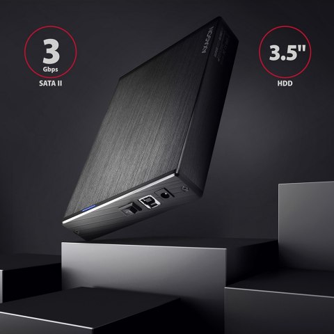 AXAGON AXAGON | Compact aluminum USB 3.2 Gen 1 external box SATA intended for 3.5" HDD
