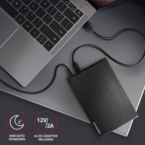 AXAGON AXAGON | Compact aluminum USB 3.2 Gen 1 external box SATA intended for 3.5" HDD
