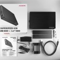AXAGON AXAGON | Compact aluminum USB 3.2 Gen 1 external box SATA intended for 3.5" HDD