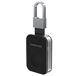 Terratec Charge AIR Key 950 mAh Bezprzewodowe ładowanie Czarny, Srebrny