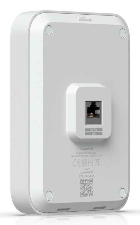 Access Point Wi-Fi 7 Ubiquiti UniFi U7 In-IW 2.4GHz(2 x 2)/5GHz(2 x 2) PoE+/PoE 1x2,5G (U7-IW-EU)