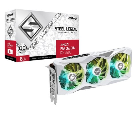 Karta graficzna Asrock AMD Radeon RX7600 SL 8GO RX 7600 8 GB GDDR6