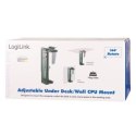 LogiLink EO0005 uchwyt do komputera Uchwyt na procesor montowany na biurku Czarny