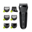 Braun Series 3 300BT Golarka rotacyjna Przycinarka Czarny