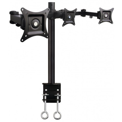 TECHLY Uchwyt na 3 monitory 13-24" LCD 10kg biurkowy obrotowy 301757