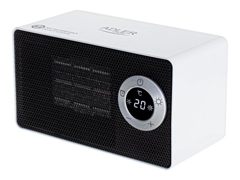 Adler Adler | AD 7746 | Wentylator grzejny ceramiczny | 1000 W | Liczba poziomów mocy 2 | Biały