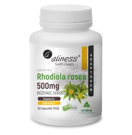 Aliness Rhodiola rosea (różeniec górski) 500mg x 60 Vege caps