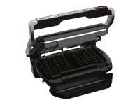 TEFAL Grill elektryczny Tefal Optigrill+ GC 716D12 (Akcesorium do gofrów; stołowy-zamknięty; 2000W; kolor srebrny)