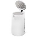 Adler Czajnik elektryczny Adler AD 1386, moc 1850 W, pojemność 2.2 L, plastikowy, 360° obrotowa podstawa, kolor biały