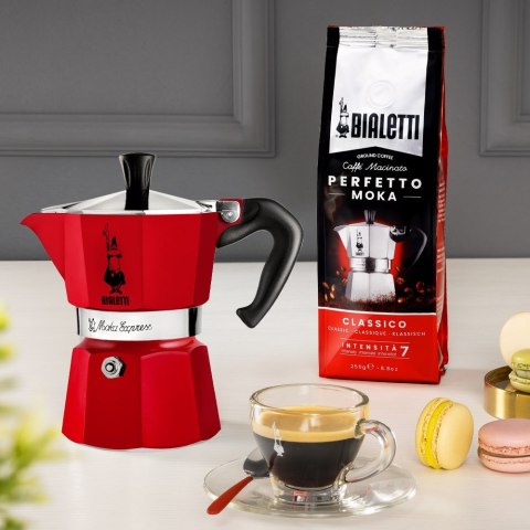 Bialetti Kawiarka BIALETTI Moka Express (kolor czerwony)