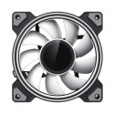 Gamemax Gamemax Wentylator Obudowy DUAL RING INFINITY Czarny 120 mm