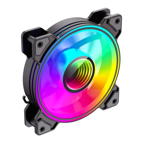 Gamemax Gamemax Wentylator Obudowy DUAL RING INFINITY Czarny 120 mm