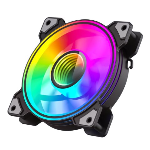 Gamemax Gamemax Wentylator Obudowy DUAL RING INFINITY Czarny 120 mm
