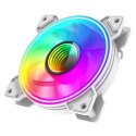 Gamemax Gamemax Wentylator Obudowy Dual Ring Infinity 120 mm Biały