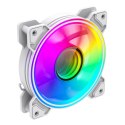 Gamemax Gamemax Wentylator Obudowy Dual Ring Infinity 120 mm Biały