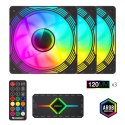 Gamemax Gamemax Wentylator Obudowy KF300 BK Czarny 120mm