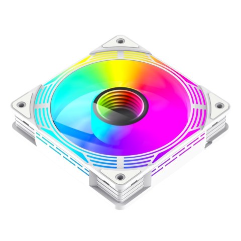 Gamemax Gamemax Wentylator Obudowy KF300R BK 120 mm - Biały, Cichy i Wydajny