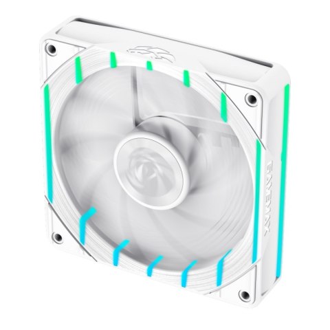 Gamemax Gamemax Wentylator Obudowy TORNADO T12 ARGB-R 120 mm Biały