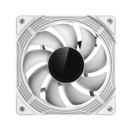 Gamemax Gamemax Wentylator obudowy KF300 BK biały 120mm silent LED