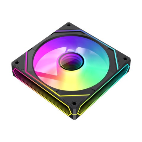 Gamemax Wentylator obudowy Gamemax FN12A-S8I 120mm czarny wysokoprędkościowy narrator