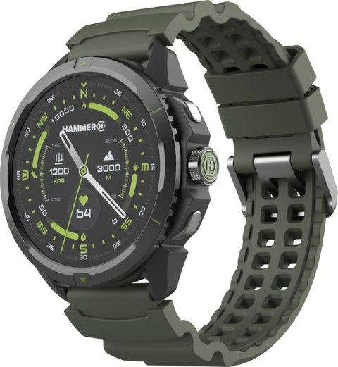 Hammer Zegarek Smart Hammer Watch 2 z wyświetlaczem AMOLED 1.5" w edycji militarnej