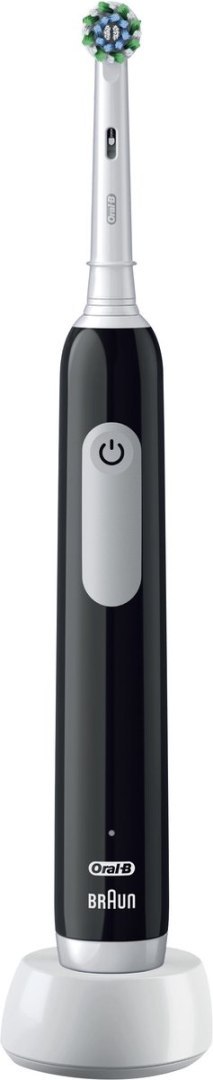 Oral-B Oral-B Pro Series 1 szczoteczka elektryczna do zębów akumulatorowa dla dorosłych 3 tryby 2-minutowy timer Czarna z 1 wymienną ko