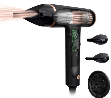 Rowenta Suszarka do włosów Rowenta HY8310F0 NANO, Czarna, Ekstremalna lekkość i kompaktny design, 24 miesiące gwarancji