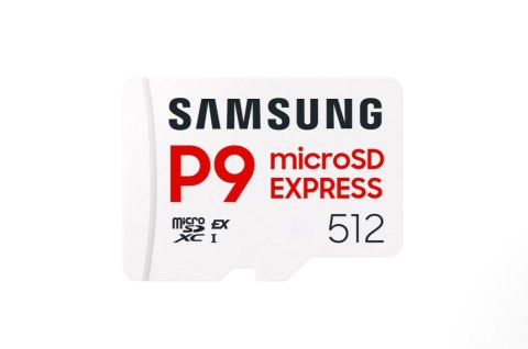 Samsung Samsung P9 Express 512 GB microSD U3 V30 A1 - Pamięć Flash do Smartfonów i Kamer
