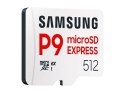 Samsung Samsung P9 Express 512 GB microSD U3 V30 A1 - Pamięć Flash do Smartfonów i Kamer