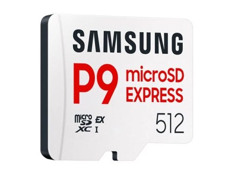 Samsung Samsung P9 Express 512 GB microSD U3 V30 A1 - Pamięć Flash do Smartfonów i Kamer
