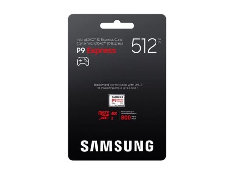 Samsung Samsung P9 Express 512 GB microSD U3 V30 A1 - Pamięć Flash do Smartfonów i Kamer