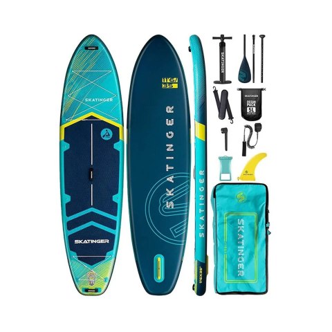 Skatinger Deska SUP SKATINGER Prana light bule 350x89x15 Yoga