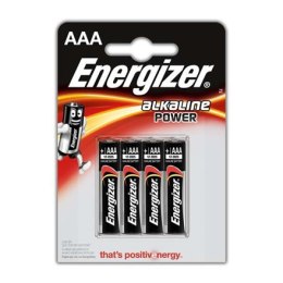 Energizer ENERGIZER BATERIE ALKALINE POWER AAA LR03 4 szt.