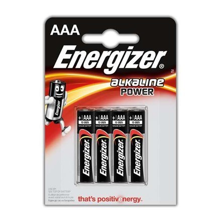 Energizer ENERGIZER BATERIE ALKALINE POWER AAA LR03 4 szt.