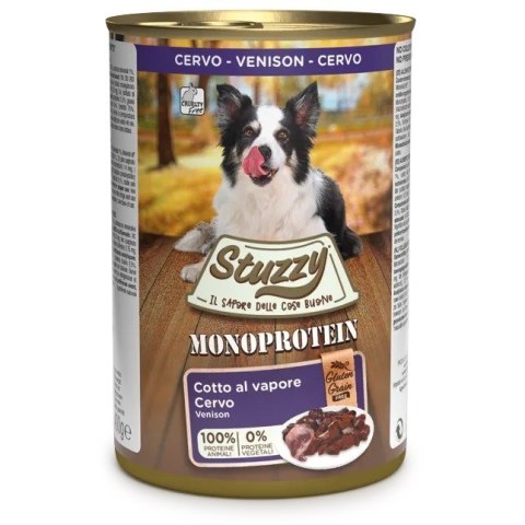 STUZZY STUZZY dla psów Monoprotein Dziczyzna 400g