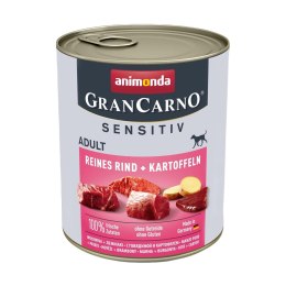 Animonda ANIMONDA Grancarno Sensitiv wołowina z ziemniakami - mokra karma dla psa - 800g